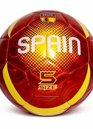 Футбольний м'яч spain №5 pvc червоний 22565