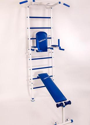 Шведская стенка rn-sport vertical kids + детский навесной набор
