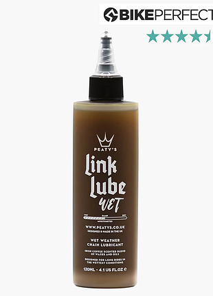 Мастило для ланцюга peaty's linklube wet, 120ml