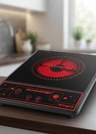 Инфракрасная плита wimpex 1322 2000w таймер/ с функцией барбекю