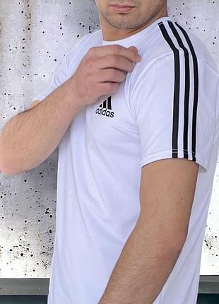 Мужская футболка adidas белая xxl