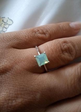 Срібне кільце "pacific opal"
