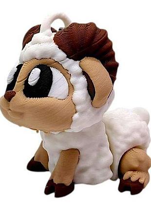 3d брелоки "cute sheep / милая овца", keychain, 3d печать