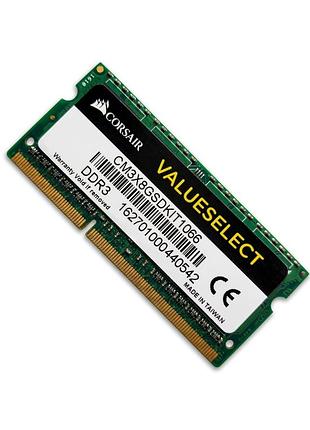 Corsair 4gb ddr3 1066mhz (cm3x8gsdkit1066) оперативная память 4 гб ддр3 1066 мгц для ноутбука