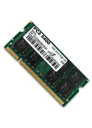 Ocz 2gb ddr2 667mhz (pc2-5400) оперативна пам'ять 2 гб ддр2 667 мгц для ноутбука