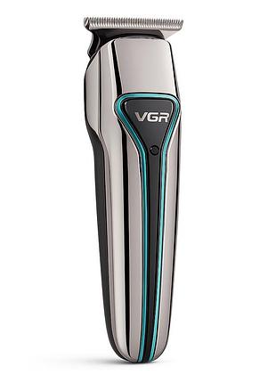 Машинка для стрижки с регулируемой длиной стрижки vgr v-008 pro триммер для бороды и головы pj-91