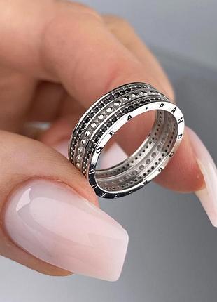 Серебряное кольцо пандора широкое 1089.10р