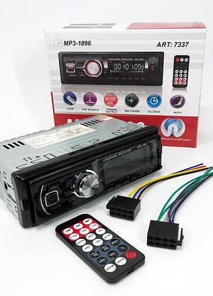 Магнітола з можливістю підключення по bluetooth mp3-1096 bt iso, магнітола авто aux ez-53