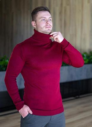 Светр pobedov axelrod темно-червоний xl 3