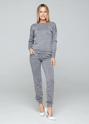 Жіночий костюм angora, сірий l