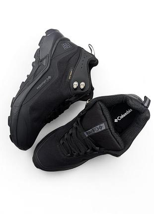 Чоловічі черевики термо columbia shield чорні (gore-tex)
