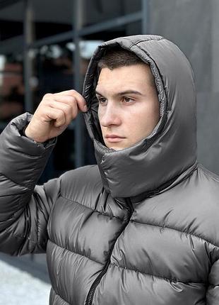 Куртка pobedov snowfall темно-сірий s 5