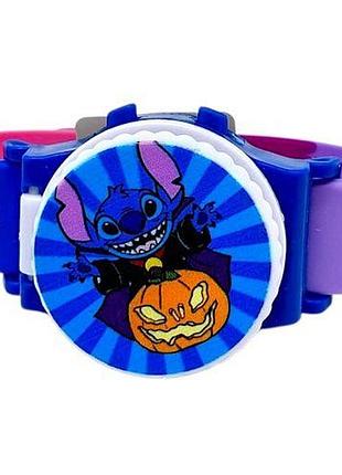 Дитячий годинник "стич/stitch" (синій)