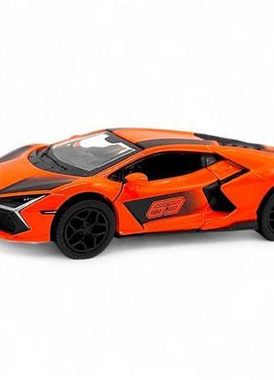 Машинка металева "lamborghini revuelto" (жовтогаряча)