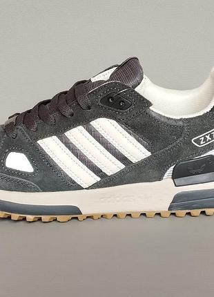 Кросівки чоловічі adidas zx 750 — стиль і комфорт на кожен день.повсякденні спортивні кросівки aдідас 750 сірі весна-літо.