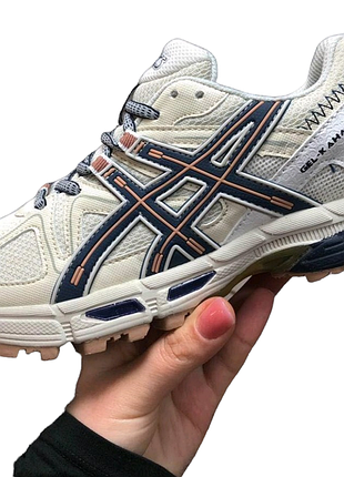 Кросівки жіночі asics gel-kahana 8 бежеві кросівки для бігу кросівки дихаючі жіночі кросівки для спорту 37