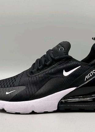 Кроссовки мужские nike air max 270 вlack / white . кроссовки найк аир мах 270 для стильных парней.