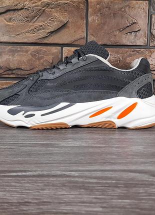 Кроссовки мужские adidas yeezy вoost 700 v2 серые кроссовки с белой подошвой мужские массивные кроссовки 45