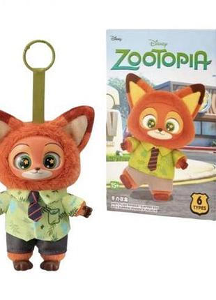 Іграшка-сюрприз м'яка брелок зоотопія zootopia в коробці 20 см