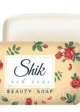 Мыло "shik" 70г красная роза