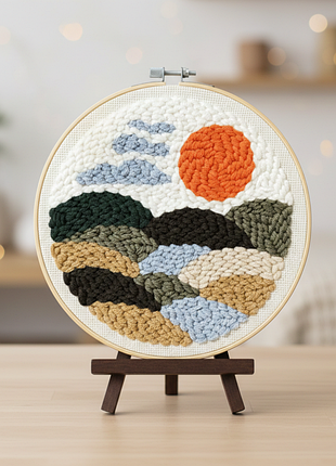 Набір для створення килимової вишивки "де сходить сонце