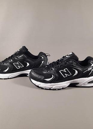 Женские кроссовки new balance nb 530. стильные кроссовки летние черные. 39