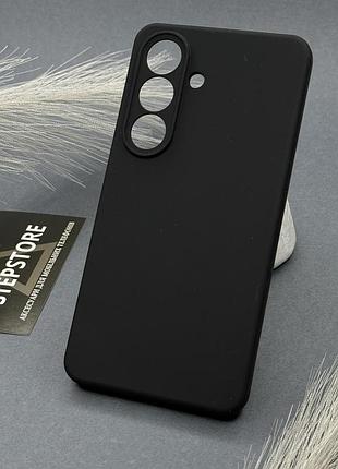 Чехол silicone case для samsung s26 с микрофиброй противоударный силиконовый люкс качество soft touch