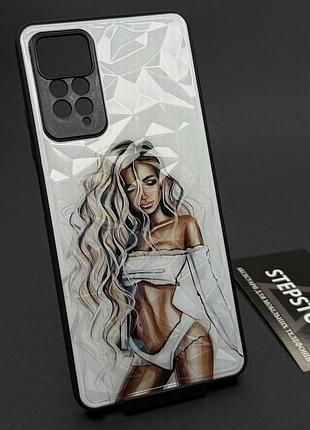Чохол із принтом для xiaomi redmi 11 pro жіночий закрита камера протиударний дитячий
