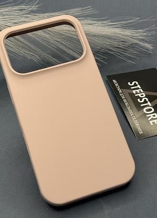 Чехол для iphone 17 pro silicone case с микрофиброй без лого силиконовый противоударный