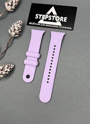 Ремінець силіконовий для xiaomi redmi watch 4/5/6 на кнопці кольоровий однотонний браслет 8. фіалковий