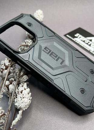Чехол для iphone 14 pro magsafe uag pathfinder бронированный противоударный черный