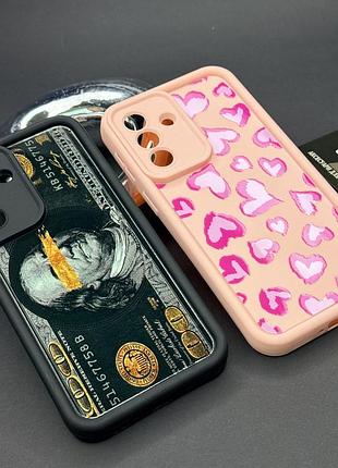 Чохол для samsung a36 (a366)/a37 (a376) з малюнком силіконовий з об'ємними бортами та закритою камерою