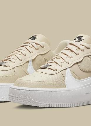 Кросівки жінок. nike air force 1 plt.af.orm wmns white beige (арт. dj9946-200) 39 (25 см)