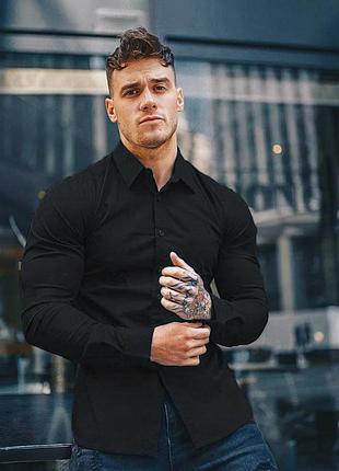 Сорочкка чоловіча спортивна еластчина casual xl