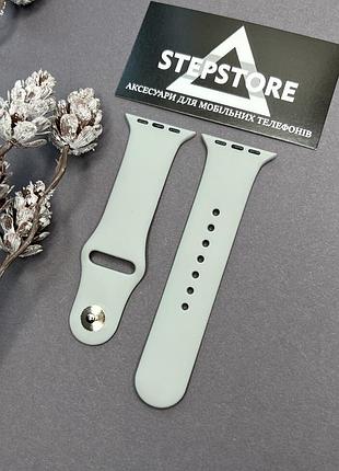 Ремінець s-m силіконовий для apple watch 42 44 45 49 ultra mm series 1 2 3 4 5 6 7 se браслет