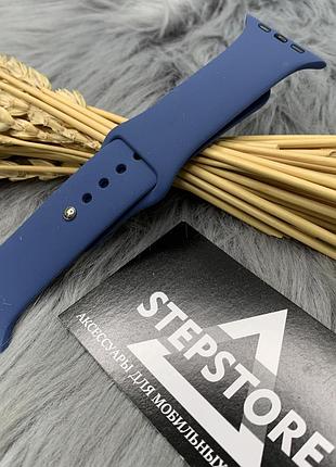 Ремінець m-l силіконовий для apple watch 42 44 45 49 ultra mm series 1 2 3 4 5 6 7 se браслет