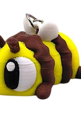 3d брелоки "cute bee / милая пчелка", keychain, 3d печать