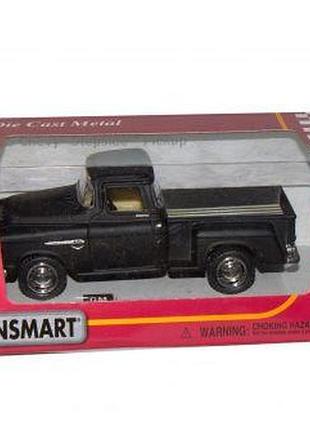 Машинка kinsmart "chevy stepside pick-up" (черная)