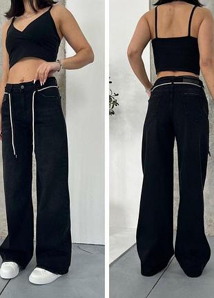 Джинси карго baggy унісекс молодіжні оверсайз штани вільного крою 26