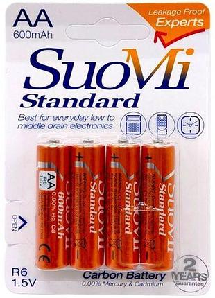 Батарейки "suomi" пальчикові, аа 1,5v (4 шт.)