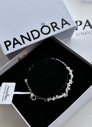 Браслет пандора серебряное pandora звезд