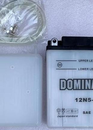 Акумулятор 12v5a dominator jawa activ заливний 120*130*61