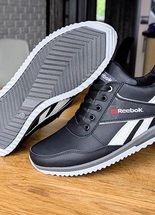 Мужские кроссовки натуральная кожа reebok обувь мужская кожа натур