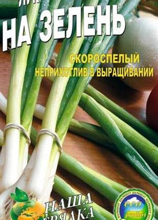 Лук на зелень пакет 400 насіння