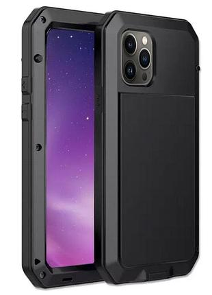 Противоударный чехол primo doom armor для смартфона apple iphone 14 pro - black