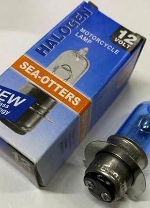 Лампа фары 12v35/35w p15d-25-3 3 уса синяя