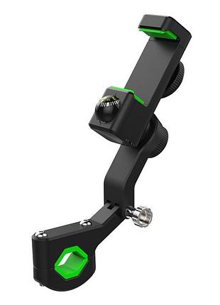 Кріплення primo guider для телефона на кермо велосипеда, мотоцикла — black/green