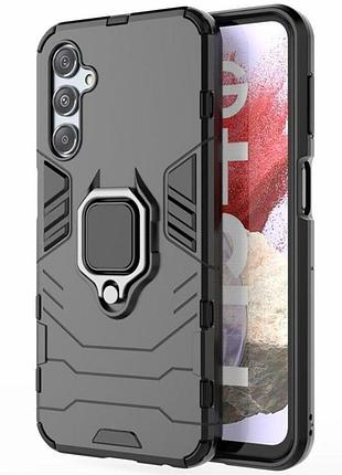 Чехол бампер primolux ring armor для телефона samsung galaxy a05s (sm-a057) - black