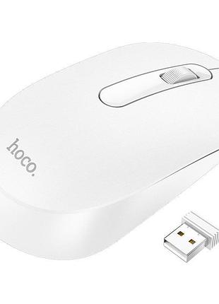 Бездротова комп'ютерна миша hoco gm14 - white