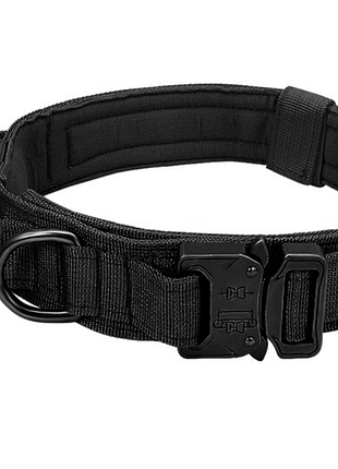 Тактичний нашийник primo dog для собак, розмір l (45-55см) - black